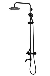 Душевая стойка Melana Tondo MELANA-610107B чёрный